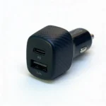 Turbo Cargador Carro Igoma Tipo USB y Lightning Negro - Image 3