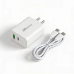 Cargador Igoma Monster 3A 20W Travel Charger 2 Puertos Blanco - Image 3