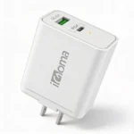 Cargador Igoma Monster 3A 20W Travel Charger 2 Puertos Blanco - Image 4