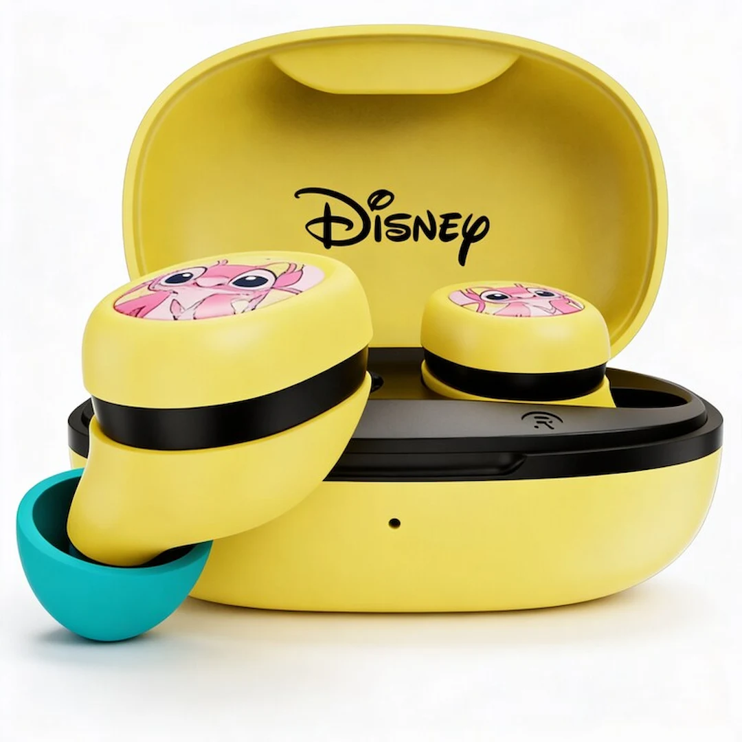 IX-AUD-AUI-D701ST-BT-AMA.1 Audifonos Disney Stitch Bluetooth In Ear Amarillo - Image 1