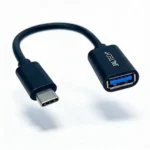 Cable Jaltech Adaptador TIpo C - USB Hembra Negro - Image 3