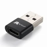 Cable Jaltech Convertidor Macho A - C Hembra Negro