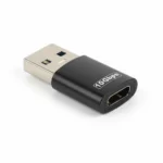 Cable Jaltech Convertidor USBA Macho - Tipo C Hembra 10Gbps Negro - Image 2