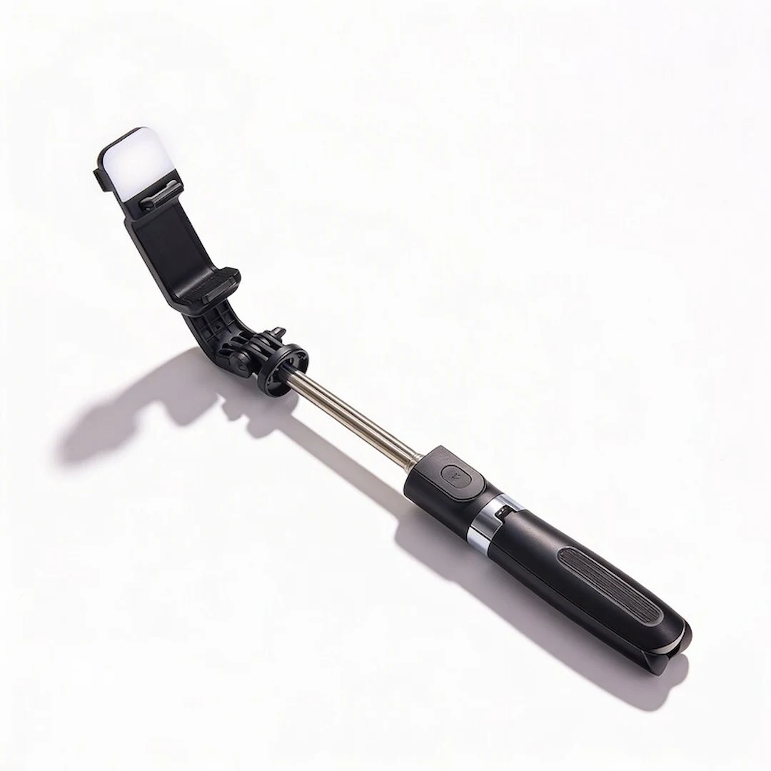 JT-CDC-SOP-L02S-BT-NEG.3 Selfie Stick con Luz y Tripod Inalambrico Universal - Image 1