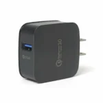 Cargador Jaltech 18W USB A Hembra Negro - Image 3