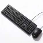 Teclado y Mouse BasikTech USB Alambrico Negro