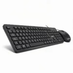 Teclado y Mouse BasikTech USB Alambrico Negro - Image 4