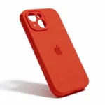 Estuche IPhone 15 Silicon Case Naranjado