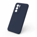 Estuche Oppo Reno 12 Silicon Case Azul Oscuro
