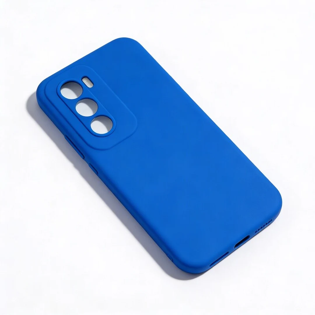 MC-FV-EST-REN12PR-SIL-AZU Estuche Oppo Reno 12 Pro Silicon Case Azul - Image 1