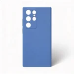 Estuche Samsung S23 Ultra Silicon Case Azul Claro