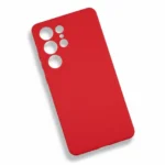 Estuche Samsung S25 Ultra Silicon Case Rojo