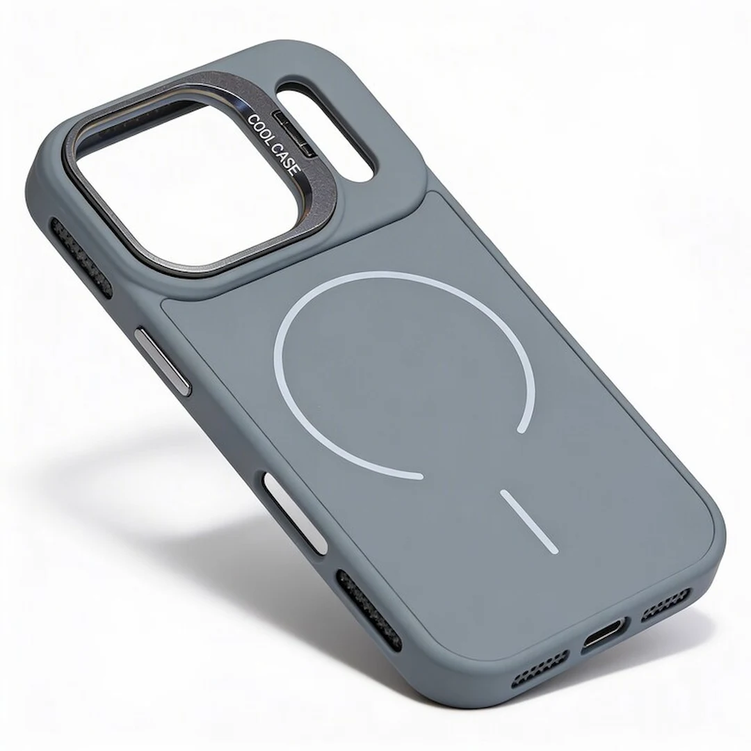 SA-FV-EST-IP17PRO-GS-GRI Estuche IPhone 17 Pro Glass Slim Gris - Image 1