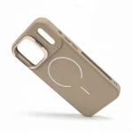 Estuche IPhone 17 Pro Max Glass Slim Cafe